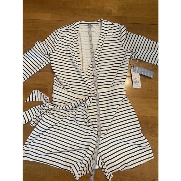 Southern Tide Romper Womens Extra Small Romper Nautical Navy White NWT - Picture 3 of 9